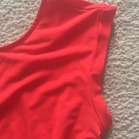 Forever 21 red elastic waist dress - Picture 4 of 6